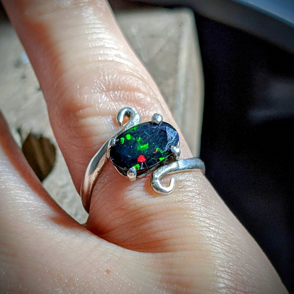 Fire Opal Ring
